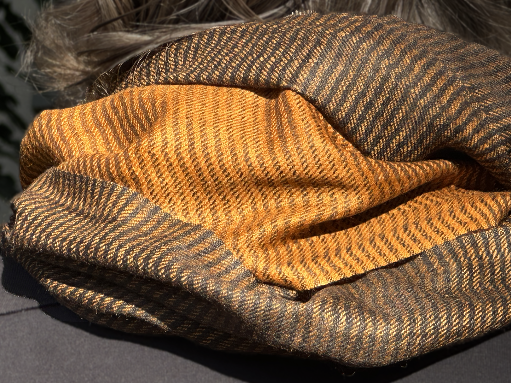 Multi-Striped Super-Fine Genuine Cashmere Blend Scarf