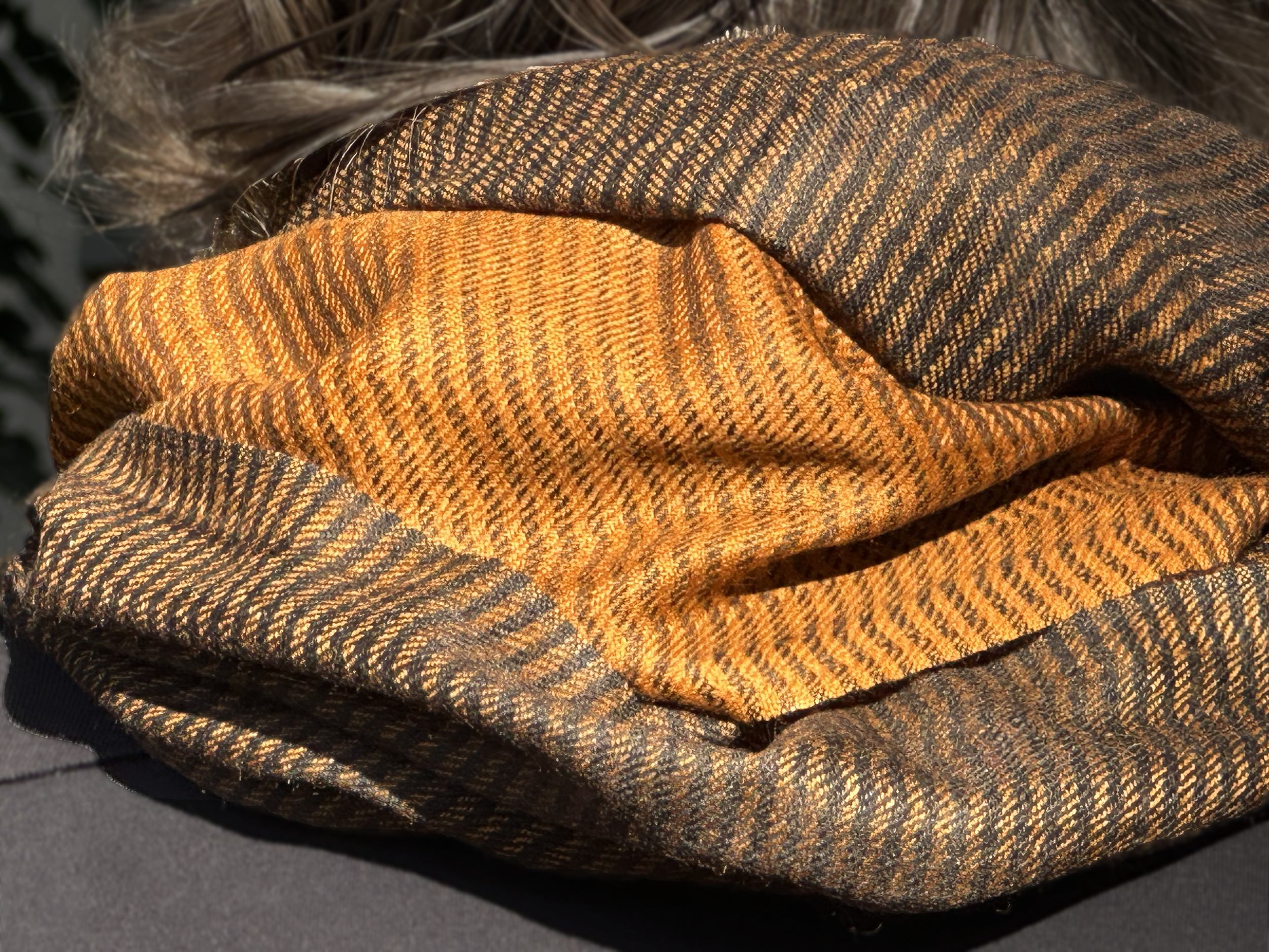Multi-Striped Super-Fine Genuine Cashmere Blend Scarf