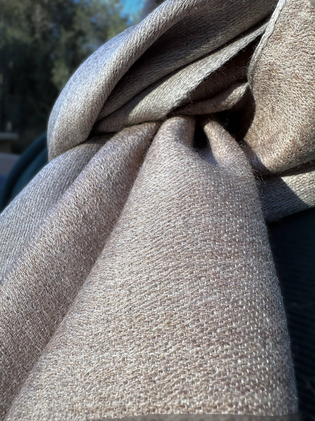 Duo-Tone Super-Fine Genuine Cashmere Wool Shawl